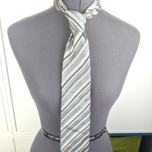 Geoffrey Beene Striped Silk Tie